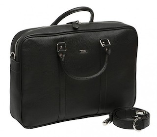 Сумка для ноутбука Buro BU-001PU15.6BL 15.6" женская черная полиуретан