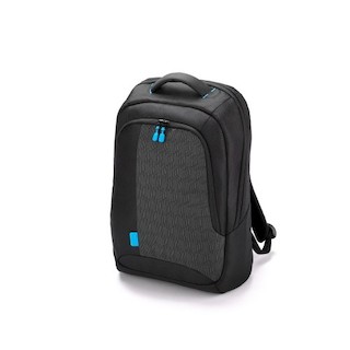 Рюкзак для ноутбука 15-16.4" Dicota BacPac Bounce black/blue (450x310x150) (D30254)