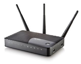 Маршрутизатор ZYXEL Keenetic Ultra 802.11n 300+450 Мбит/с, 2-портовый хост USB