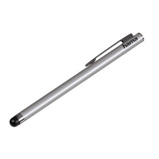 Стилус Hama H-107826 Slim-Stylus для Apple iPad силиконовый наконечник серебристый