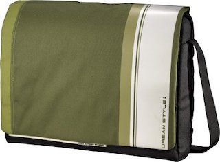 Сумка Aha для ноутбука 10.2" Messenger Resi зеленый/серый (23x28x6см) (H-101348)