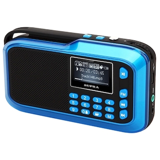Аудиомагнитола Supra PAS-3909 синий