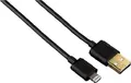 Кабель Hama H-102094 USB A - Apple Lightning (m-m) для Apple iPhone 5 1.5 м черный