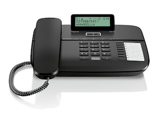 Телефон проводной Gigaset DA710 (черный)