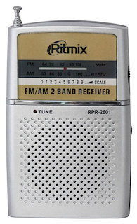 Радиоприемник Ritmix RPR-2061 Серебристый карманный