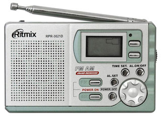 Радиоприемник Ritmix RPR-3021 Серебристый