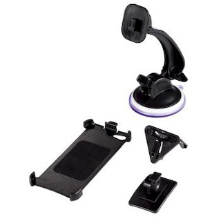 Держатель Hama H-92516 Basic для iPhone 5 присоска/крепеж для вентиляц. решетки авто пластик черн