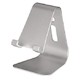 Держатель Hama Stand для телефонов/смартфонов толщиной не более 1см серебристый (H-16399)