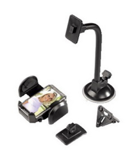 Держатель Hama H-62409 3в1 для крепления телефона MP3 навигатора и т.п. для устр-в шириной 4-11 см