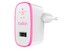 Зарядное устройство Belkin 2,1A розовый (F8J052vfPNK)