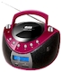Аудиомагнитола Rolsen RBM212MUR красный/черный