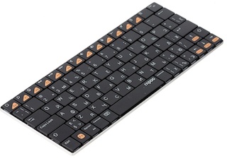 Клавиатура Rapoo E6300 черный Bluetoth 3.0 ультратонкая для ноутбука