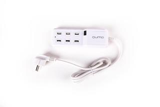 Сетевое з/у QUMO 7.1A 6 USB white Energy