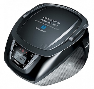 Аудиомагнитола Rolsen RBM210BT-BL черный