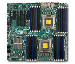 Материнская плата SuperMicro MBD-X9DR3-LN4F+-B Socket-2011 Intel C606 DDR3 ATX 4xRJ45 Gigabit Ethern