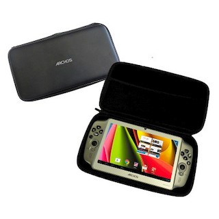 Чехол для игрового планшета Archos Game Pad на молнии, кожзам