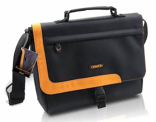 Сумка для ноутбука 12'' Canyon CNR-NB15O черный/оранжевый