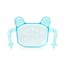 Усилитель звука Bone для iPad Frog Horn lt.blue (LF121103-B)