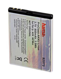 Аккумулятор Li-Ion Hama H-92573 3,7В/950мАч для Nokia N97 mini