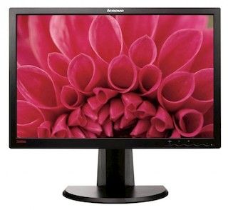 Монитор Lenovo 24" LT2452p Wide Black IPS LED 7ms 16:10 DVI 1000:1 300cd 178гр 1920x1200 D-Sub