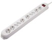 Сетевой удлинитель Hama Colour 1,5м (10розеток) white с выключателем/"защита от детей" (H-108867)