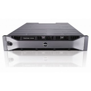 Дисковый массив Dell PV MD3200 (210-33117-9) 3.5" SAS 2x600Gb 15K max12HDD 2Ctrl 2x600W/2x2m SAS PNB
