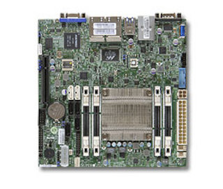 Платформа SuperMicro SYS-5018A-FTN4 Intel Atom C2758 2.4GHz 4MB DDR3 ECC 3.5" max2 Gold 200W 4xSO-DIMM/1xPCI-Ex8 4xRJ-45 1U (SYS-5018A-FTN4)