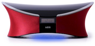 Аудиомагнитола AEG BSS 4803 черный/красный bluetooth