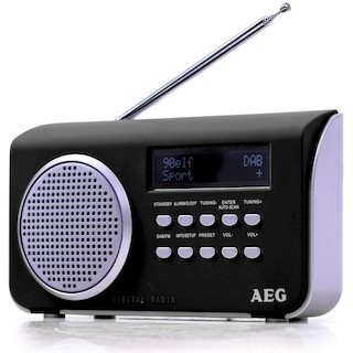 Радиоприемник AEG DAB 4130 Черный цифровой, FM+DAB