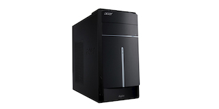 ПК Acer Aspire TC-105 AMD A8-6500; 4GB; HDD 1TB; AMD HD 8470; 2GB; DVD+/-RW; GLan; Win8.1 SL; Cordred KB&Mouse