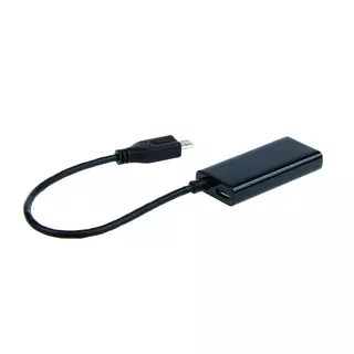 Кабель HDTV адаптер Gembird/Cablexpert A-MHL-003, Samsung->HDMI, 11pin->19pin пакет