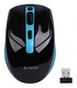 Мышь A4Tech G11-590FX черный/синий оптическая (2000dpi) беспроводная USB (5but)