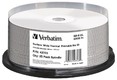 Диск BD-R Verbatim 50Gb 2x Wide Thermal Printable(25шт) 43723