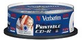 Диск CD-R Verbatim 700Mb 52x DataLife+ Cake Box Printable (25шт) 43439