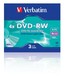 Диски DVD-RW Verbatim 4.7Gb 4x Slim Case (3шт) 43635