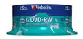 Диск DVD-RW Verbatim 4,7Gb 4x Cake Box (25шт) 43639