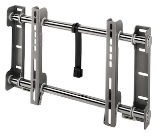 Кронштейн для ТВ Hama L 42"/107см VESA400*300 до 56кг fix (неподвижный) серебристый (H-83750)