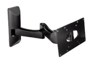 Кронштейн для ТВ Hama S 32"/81см VESA200*100 до 20кг fullmotion (наклон/поворот) черный (H-84443)