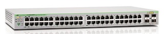 Коммутатор Allied Telesis (AT-GS950/48PS-50) 48-портов 10/100/1000BASE-T PoE+/SFP Websmart, POE, Lea