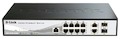 Коммутатор D-Link (DES-1210-10/ME/B1A) 10-портов 10/100BASE-T 8 портов 10/100Base-T + 2 комбо-порта