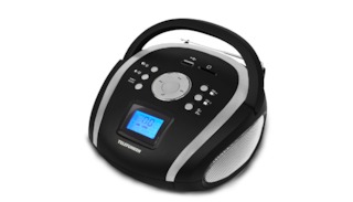 Аудиомагнитола Telefunken TF-SRP3449 черный/серебристый