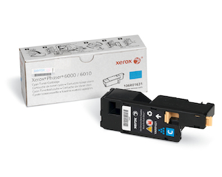 Картридж Xerox 106R01631 cyan для Phaser 6000/6010N/ WC6015 (1.0K)