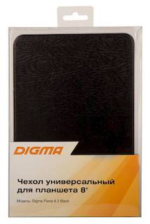 Чехол Digma для планшетных компьютеров 8" Plane 8.3 черный