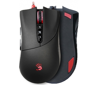 Мышь A4 Bloody V3M черный 3200 USB игровая (7кнопок)