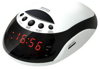 Радиобудильник Rolsen CR-160W белый