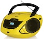 Аудиомагнитола BBK BX190U черный/желтый