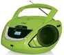Аудиомагнитола BBK BX190U черный/зеленый