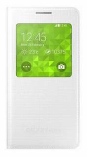 Чехол для Samsung Galaxy Alpha (G850) S View белый Samsung EF-CG850BWE (книжка)