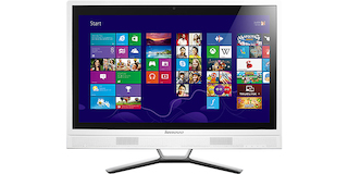 Моноблок Lenovo IdeaCentre C560B2-G3244G1DUW 23"/FHD (1920x1080)/Pentium G3240T/4GB/1TB/DVD+/-RW/800M 2GB/DOS/Cam/клавиатура/мышь