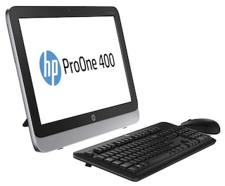 Моноблок HP ProOne 400 AIO 23" HD i5 4590T/8Gb/1Tb/DVDRW/W8.1Prodng/WiFi/BT/клавиатура/мышь